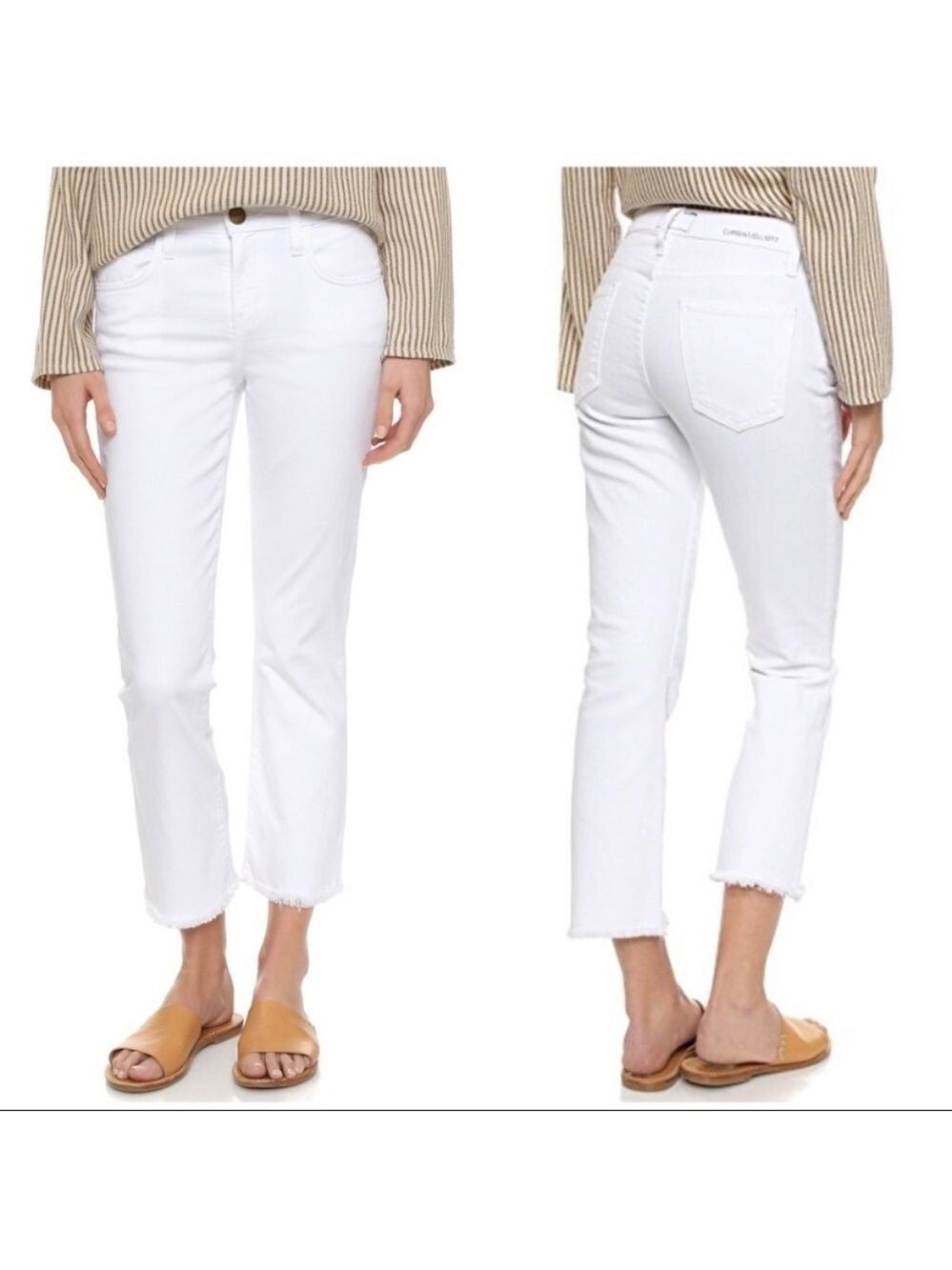 Nwt Current/Elliot High Waist Kick Jean Sugar - 25